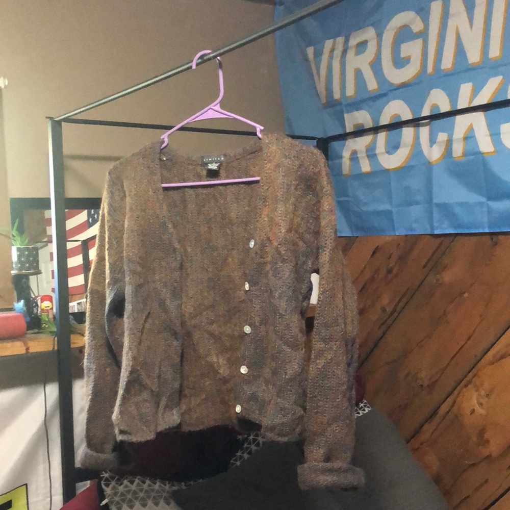 Limited brown fuzzy cover up super warm you can dress it up or down size small